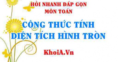 Công thức tính diện tích hình Tròn là gì? Hỏi nhanh đáp gọn môn Toán